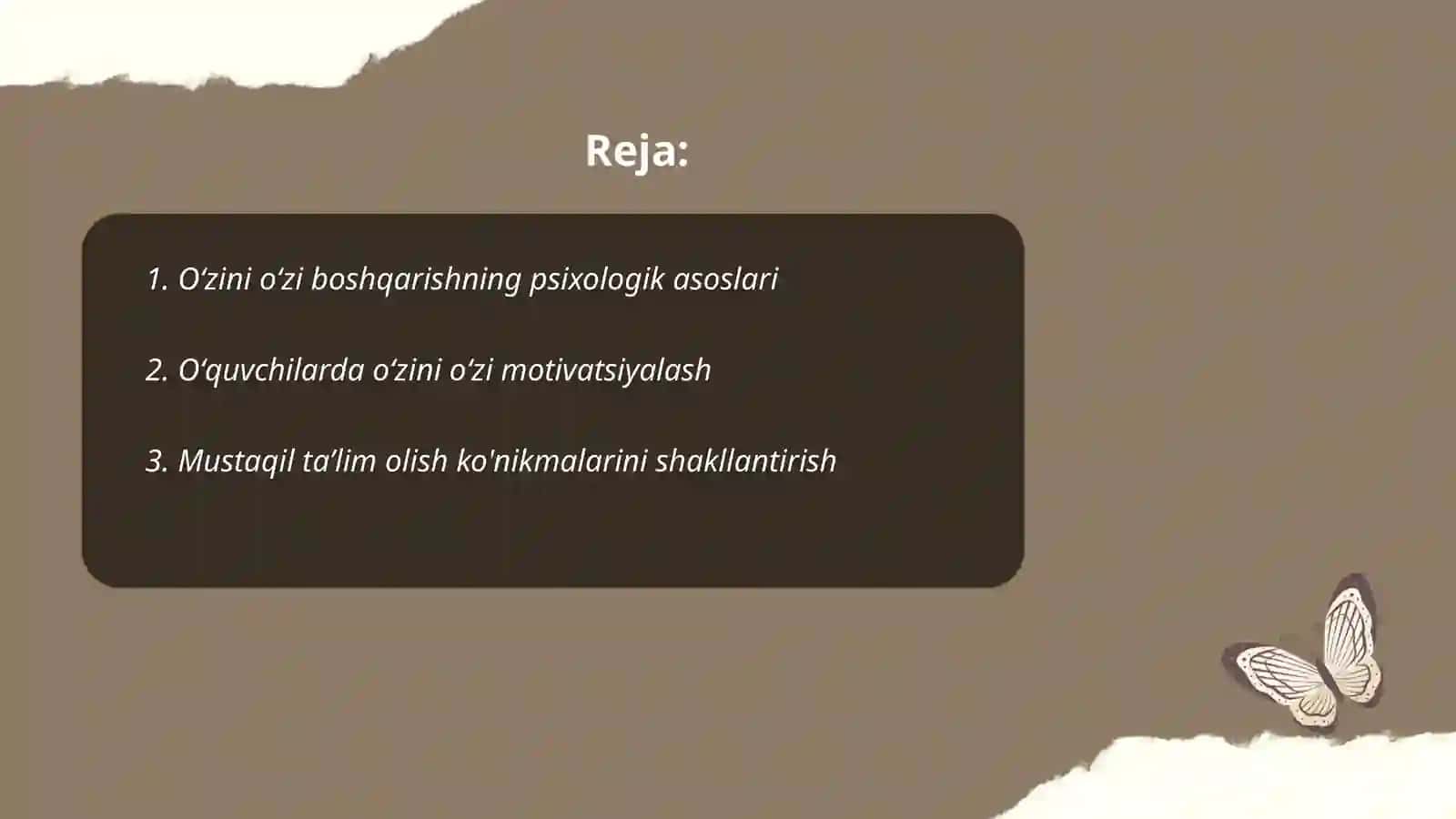 Pedagogning oʻzini oʻzi boshqarish muammosi 2