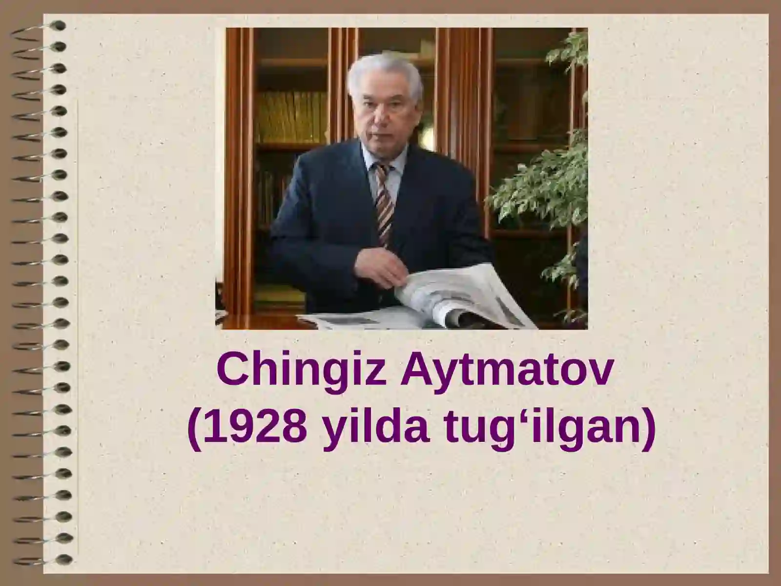 DARS ISHLANMASI "Chingiz Aytmatov" 2