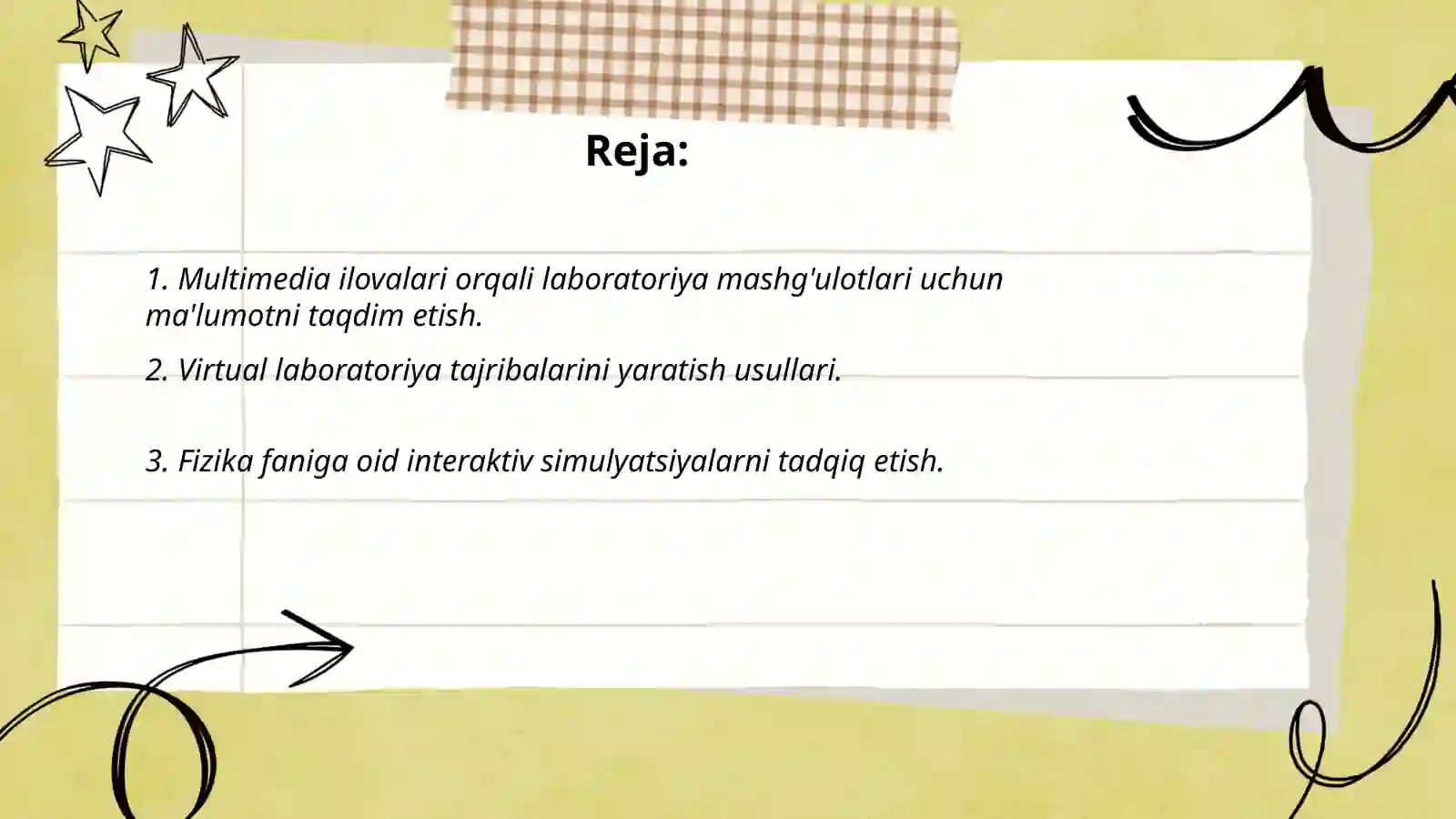 Fizika fanidan laboratoriya mashgʻulotlarini tashkil etishda multimedia ilovalaridan foydalanish metodikasi 2