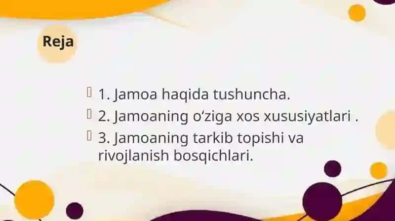 Jamoani tashkil etish, jamoa bilan ishlash metodikasi 2