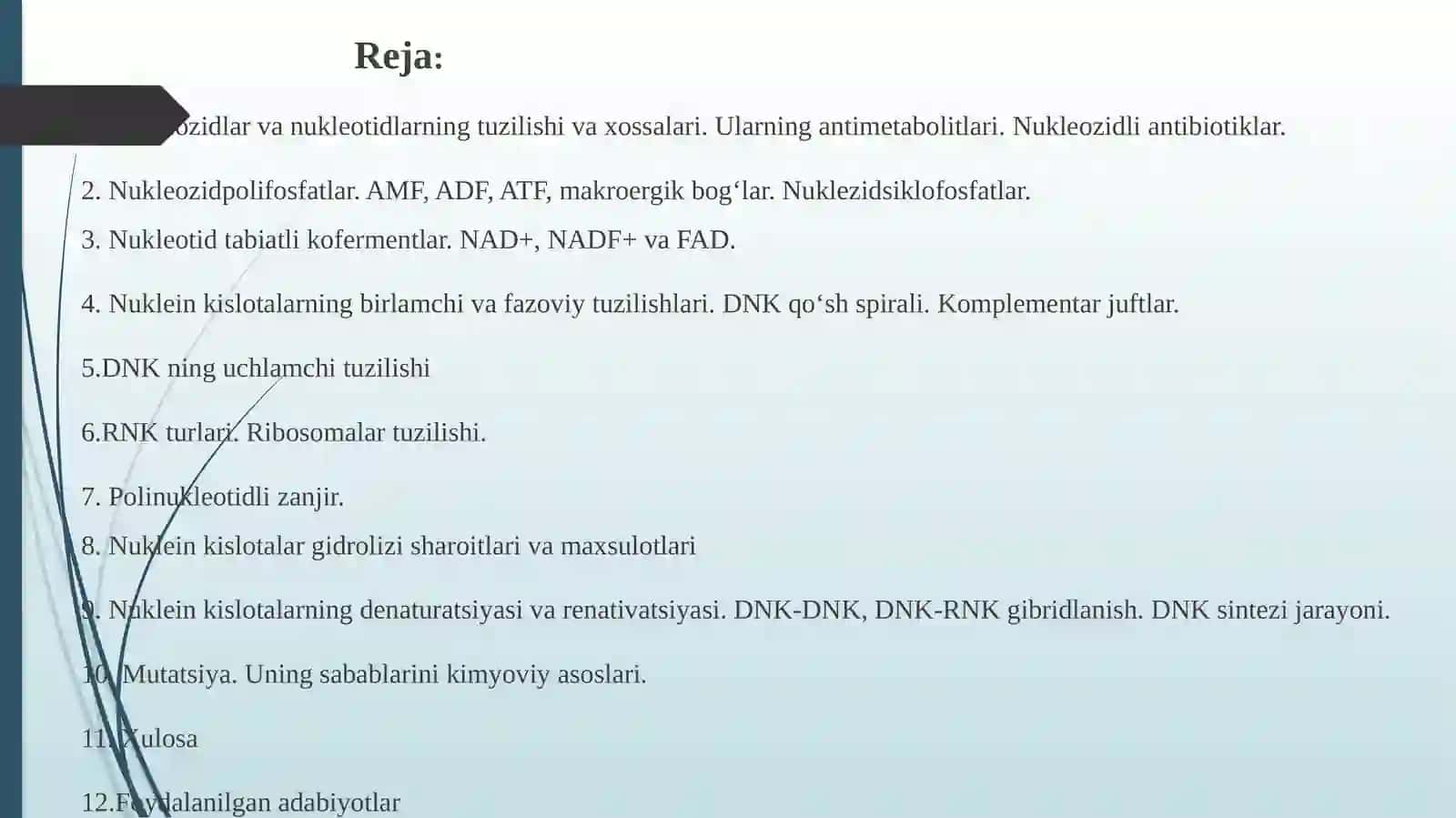 Nukleozidlar va Nukleotidlar 2