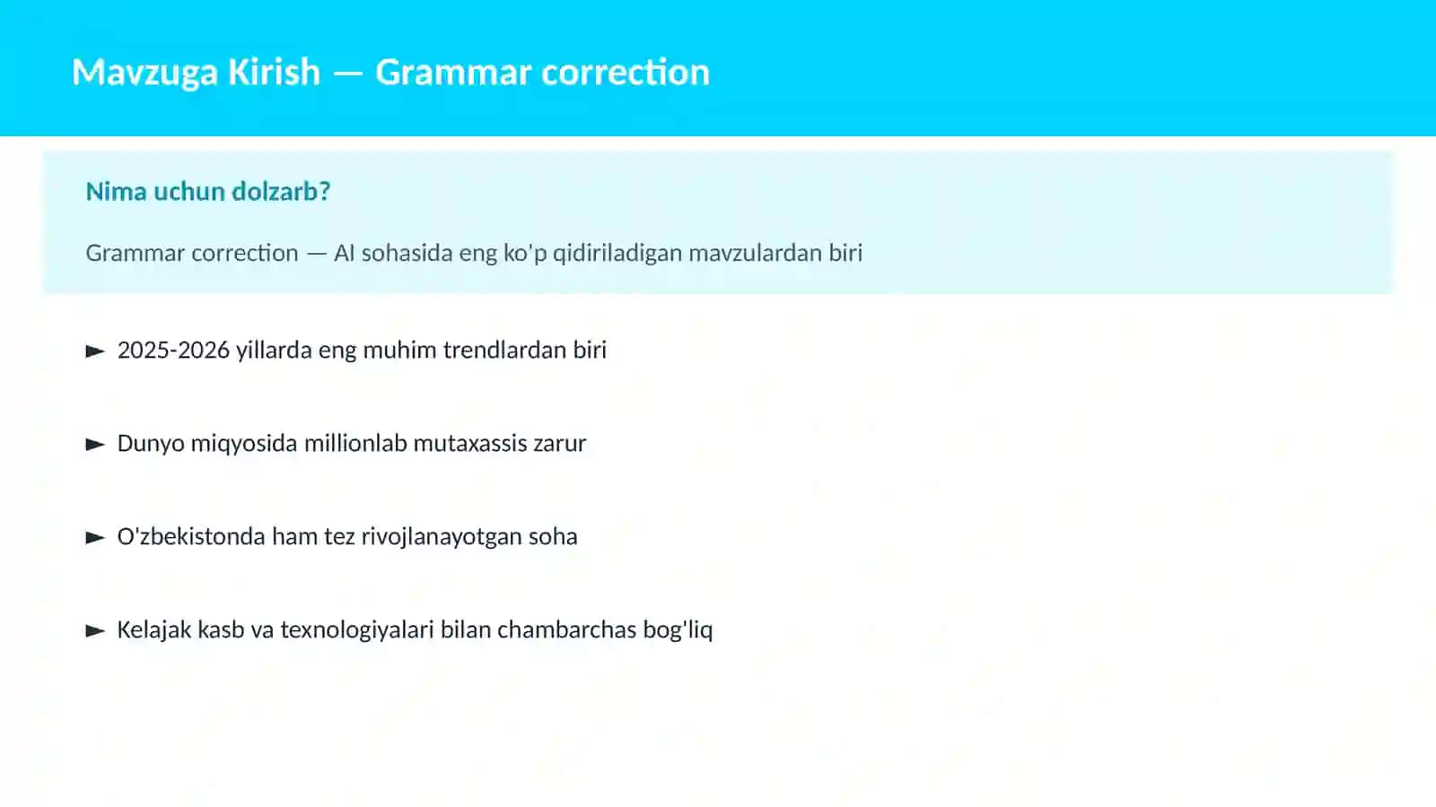 NLP Tabiiy Til Qayta Ishlash 2