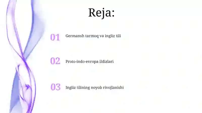 Ingliz tili va Hind-Yevropa tillari oilasi 2