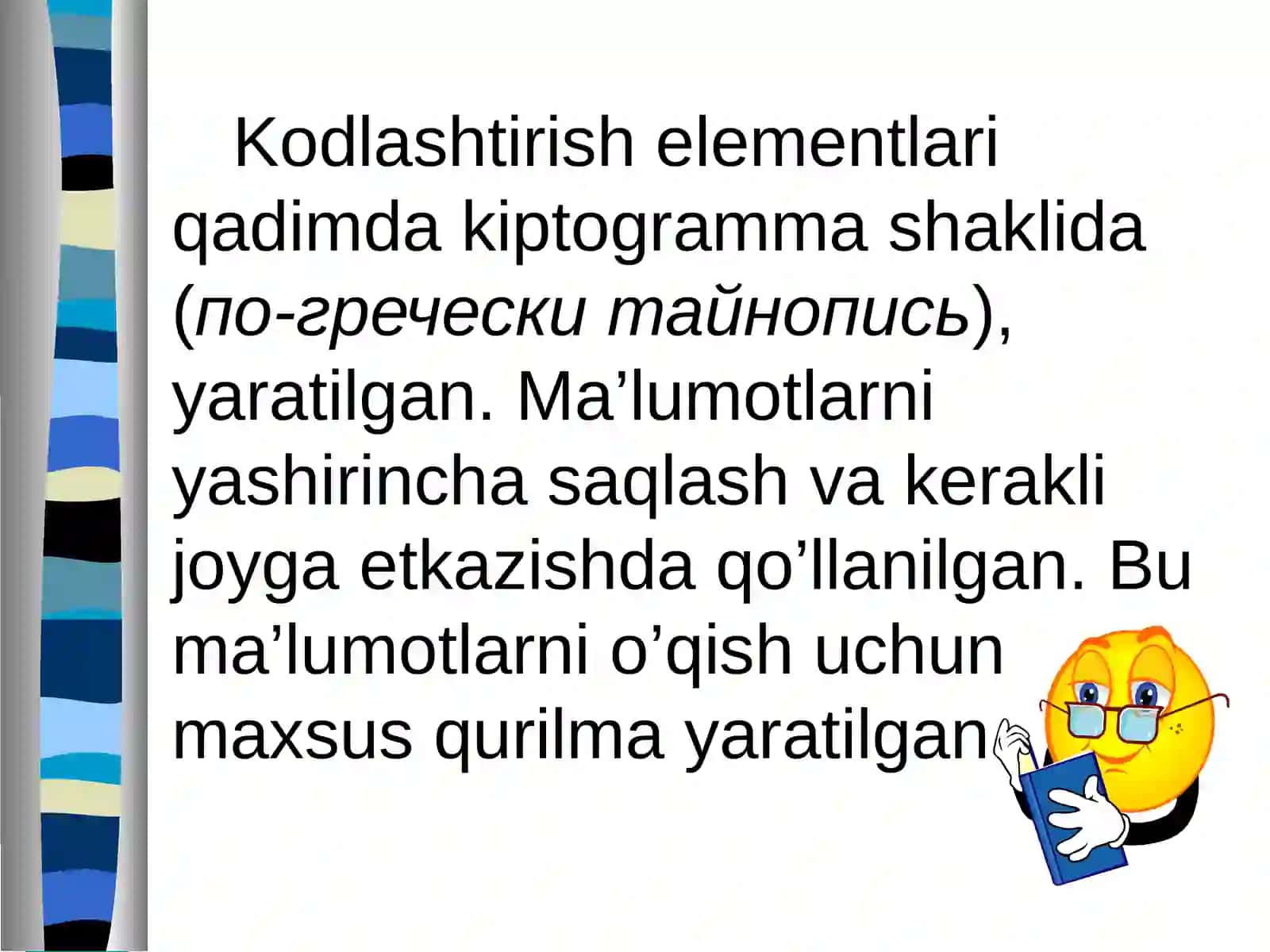 Ma’lumotlarni Kodlash 2