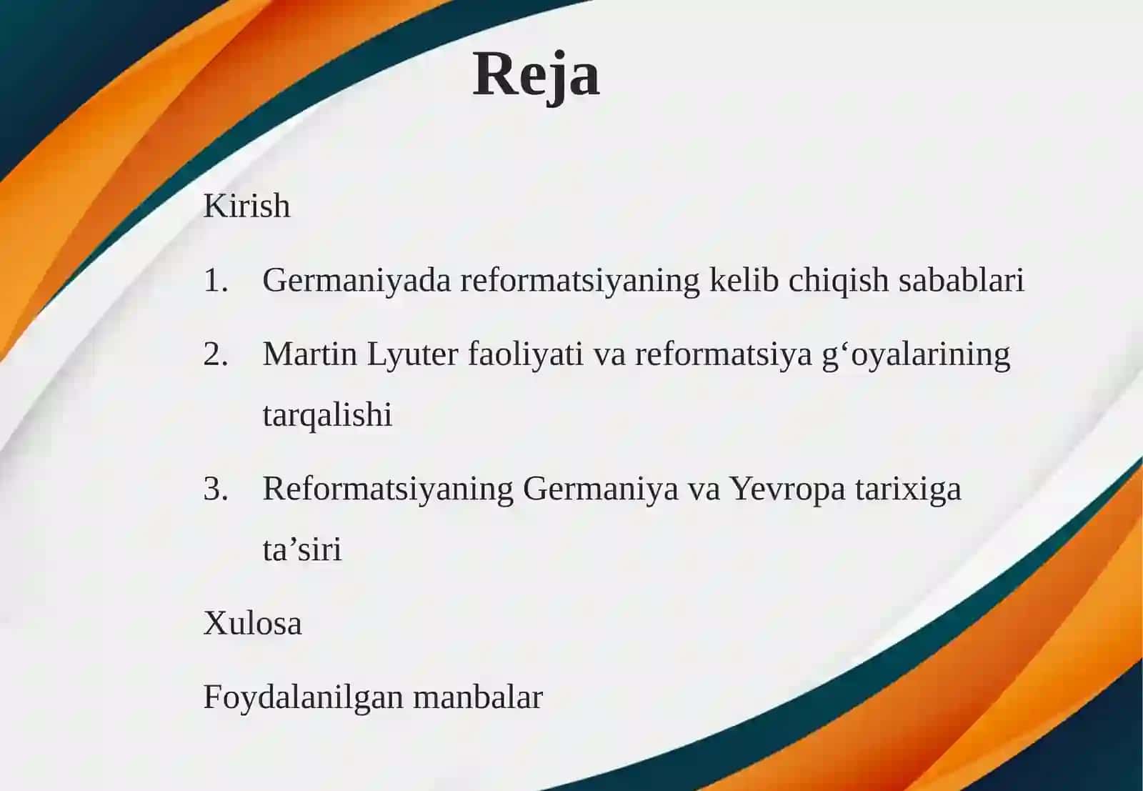 Germaniyadagi reformatsiya tarixi 2