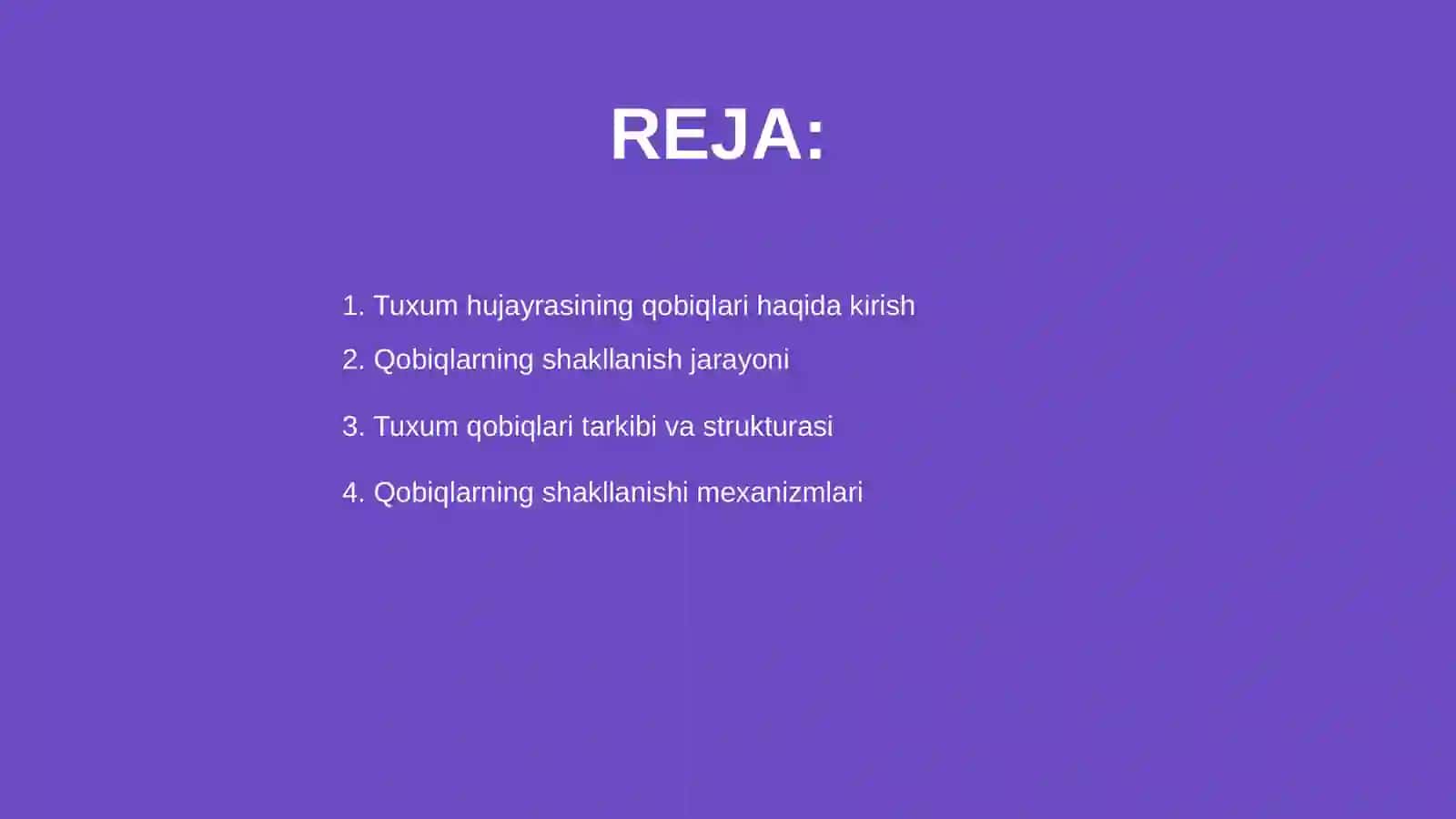 Tuxum hujayrasining qobiqlari 2