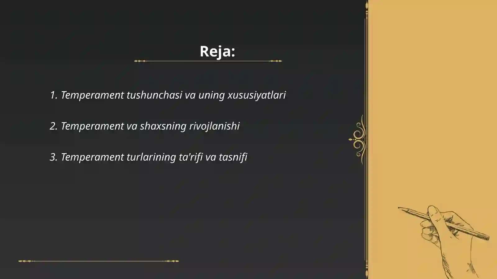 Temperament xususiyatlarining mutaxassis shakllanishidagi o'rni 2
