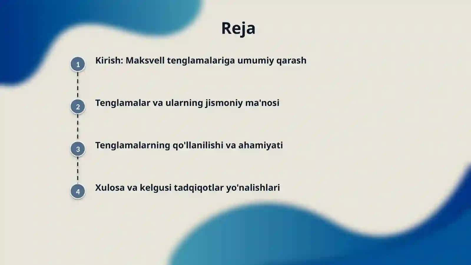 Elektro magnit maydon uchum Maksvell tenglamalari 2