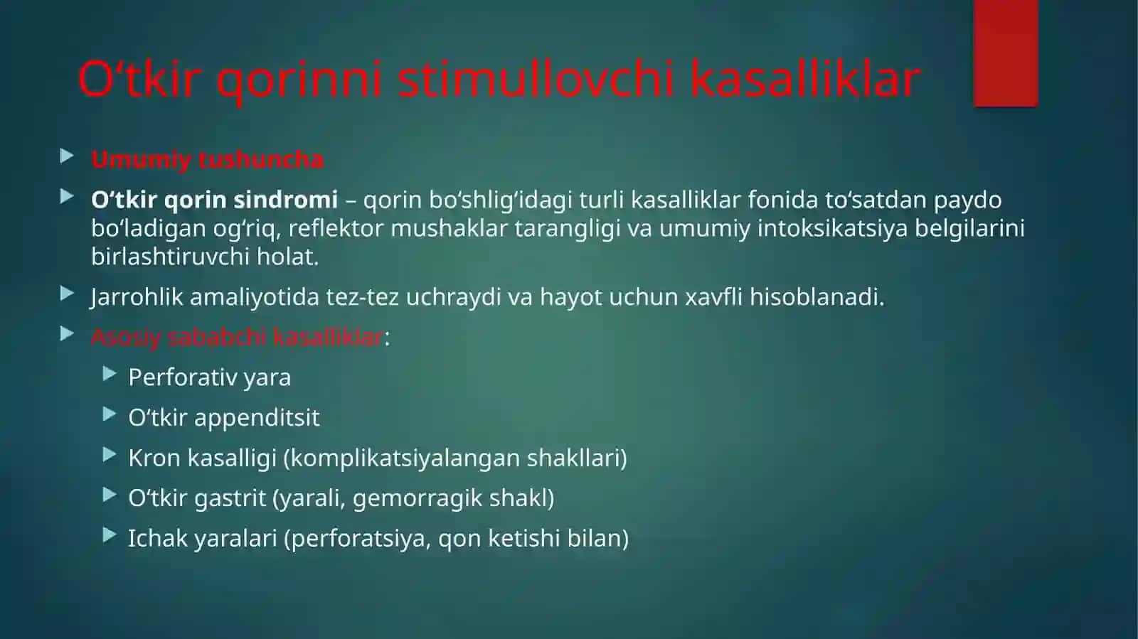 O‘tkirqorinni stimullovchi kasalliklar 2