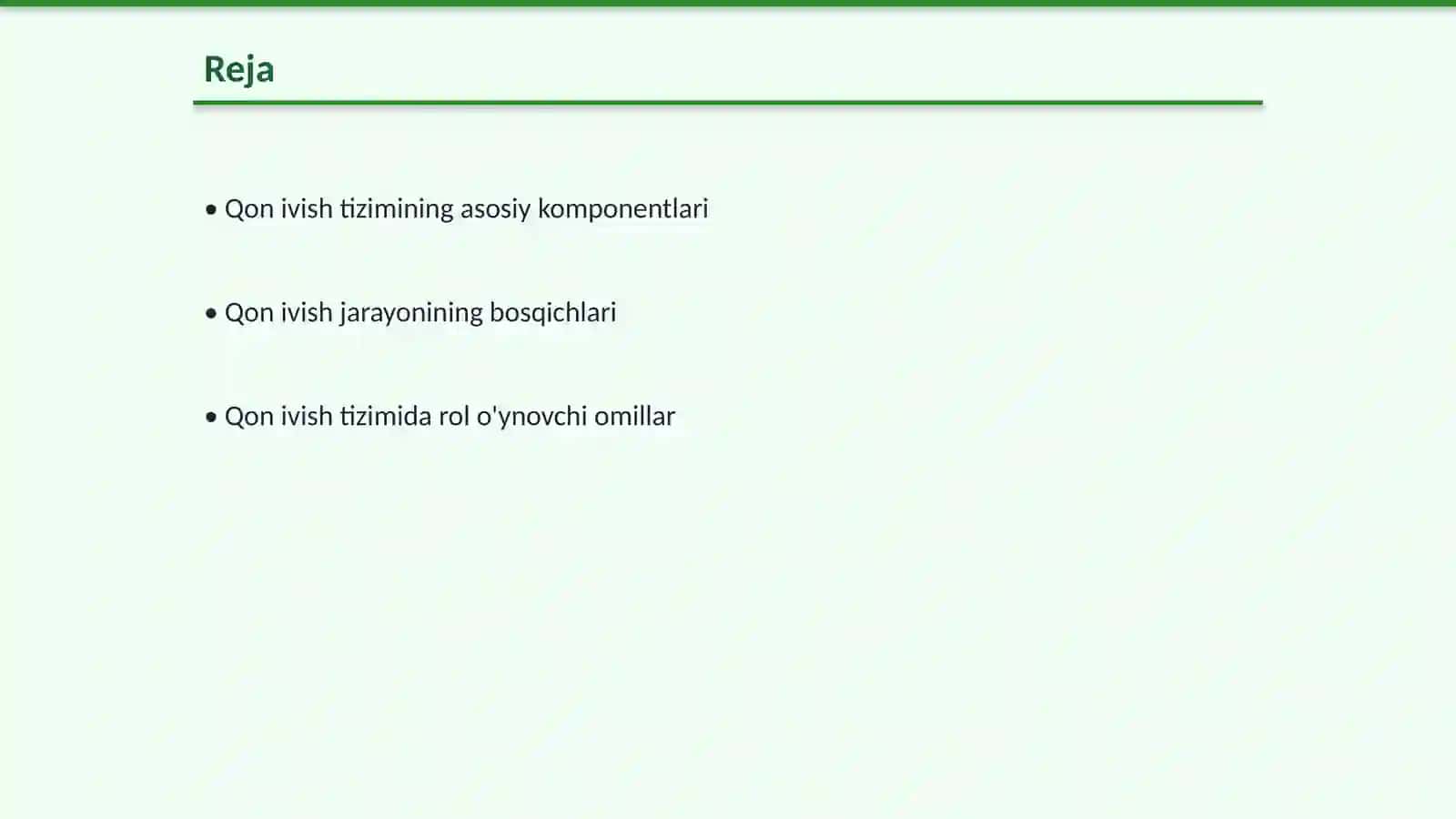 Qon ivish tizimi fiziologiyasi 2