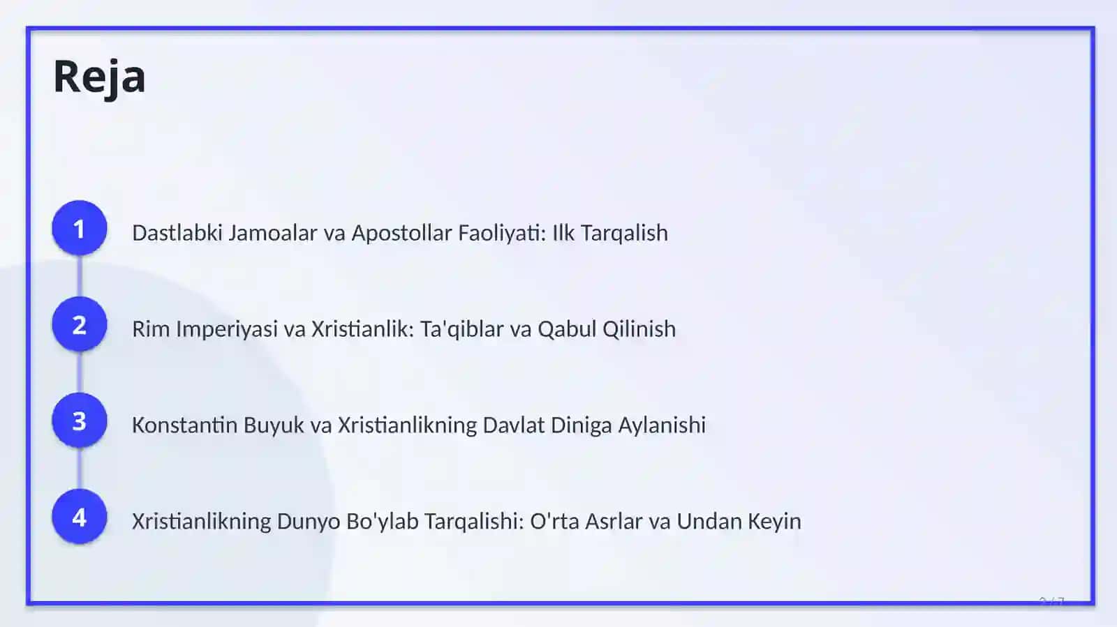 Xristianlikningpaydobo‘lishivatarqalishi 2