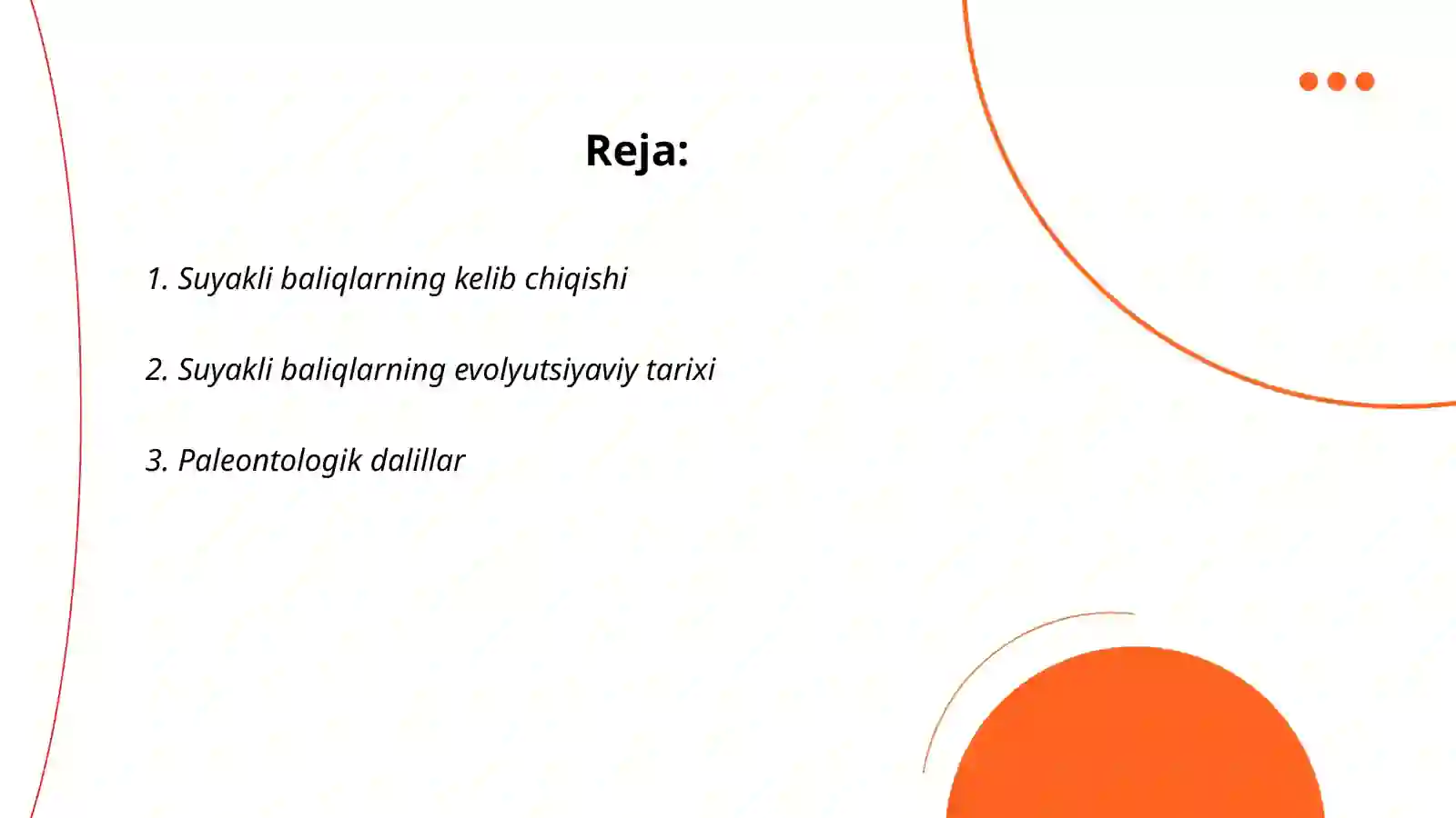 Suyakli baliqlarning kelib chiqishi sistemasi va evolyutsiyasi 2