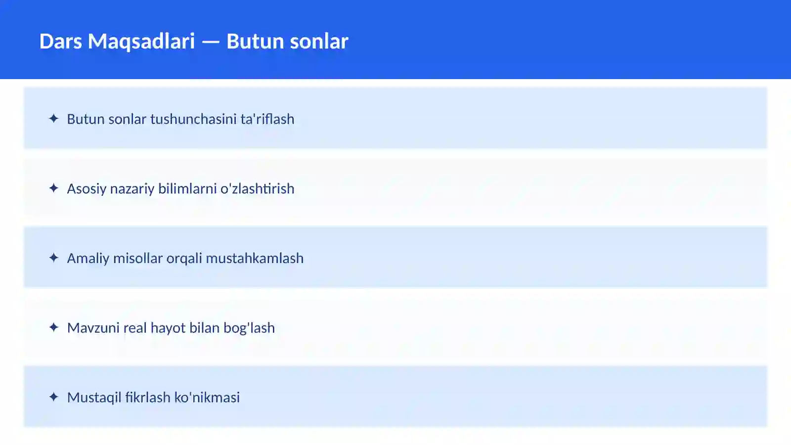 Sonlar nazariyasi 2
