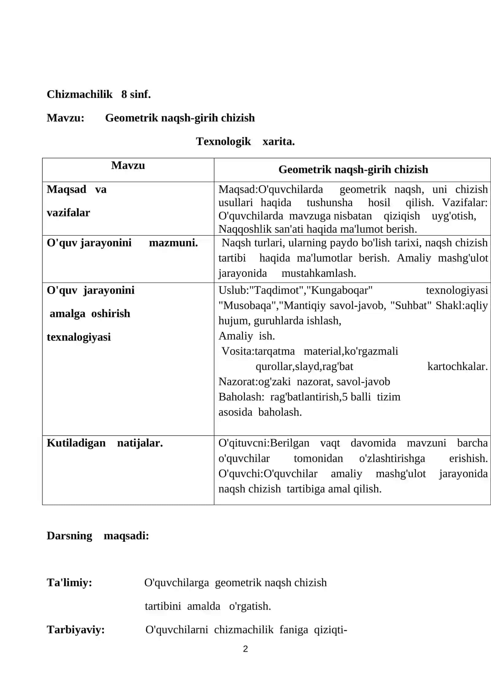 Geometrik naqsh-girih chizish 2