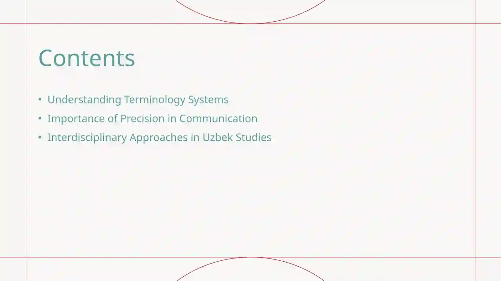 Terminology and it's system 2