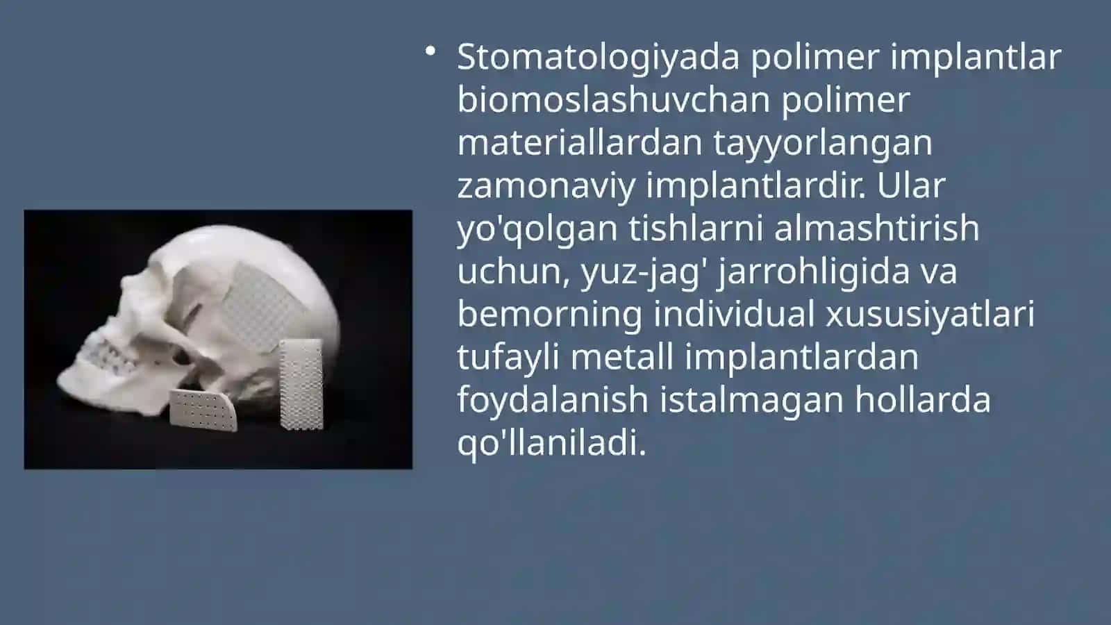 Polimer implantlar 2