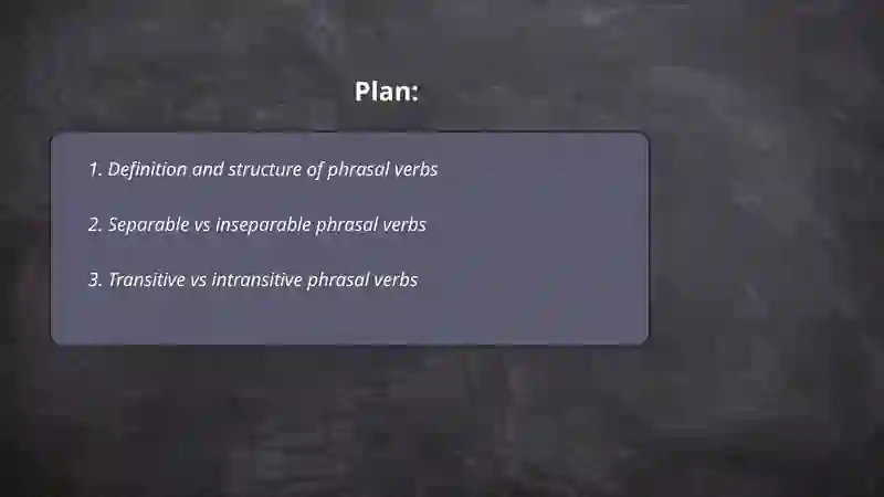 Phrasal verbs 2