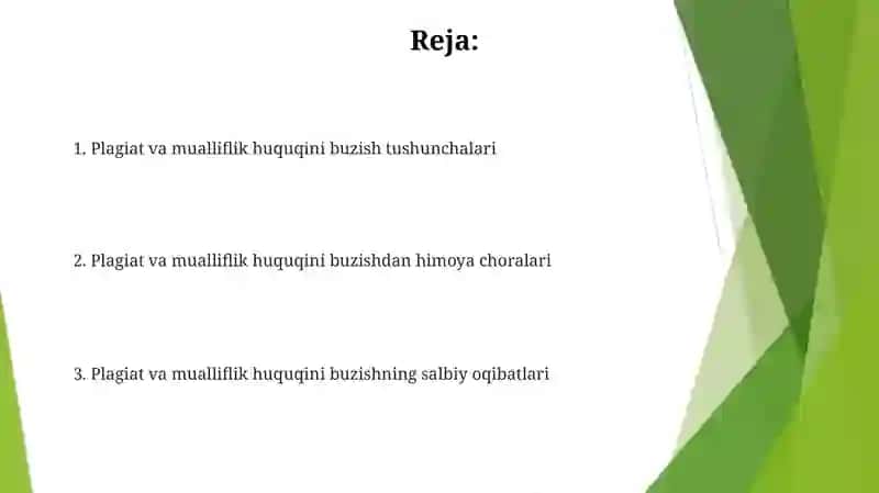 Plagiat va mualliflik huquqining buzilishi hamda salbiy oqibatlari 2