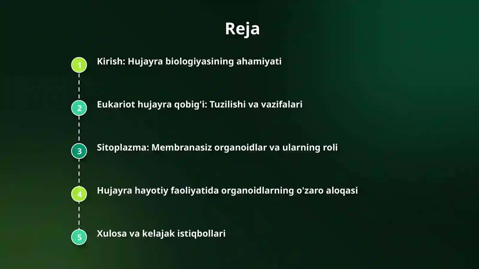 Eukariot hujayra.Hujayra qobig‘i.Sitoplazma hujayraning membranasiz organoidlari.10 sinf 2