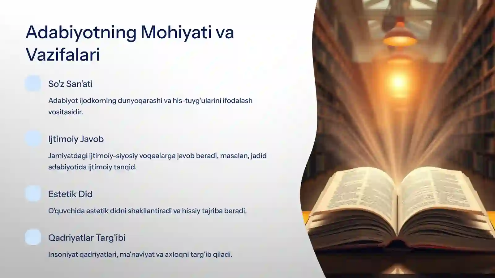 Adabiyotga Kirish: San'at Tahlili Asoslari va Shodiqul Hamro "Hovlidagi daraxt" Asari 2