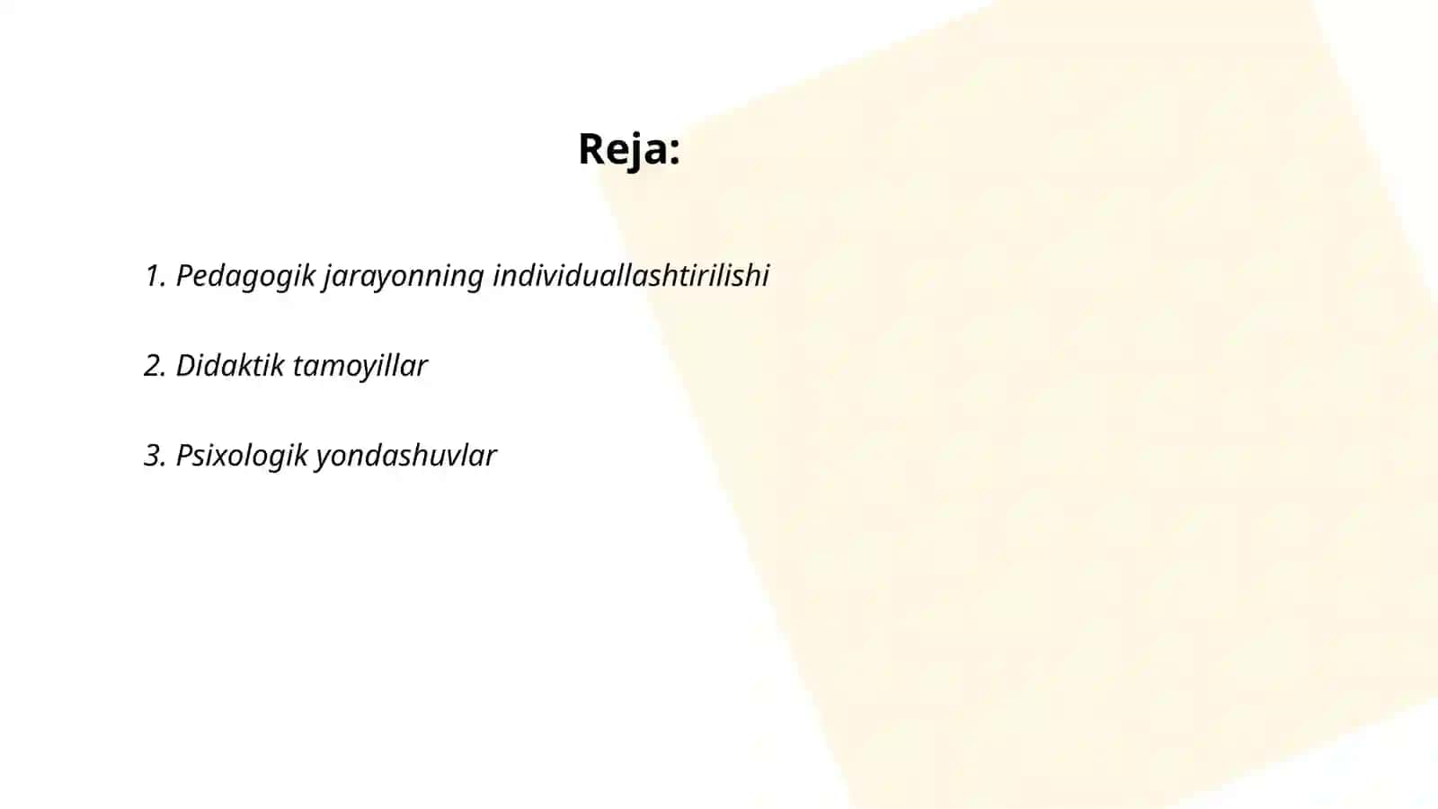 Pedagogik shaxsning prinsiplari 2
