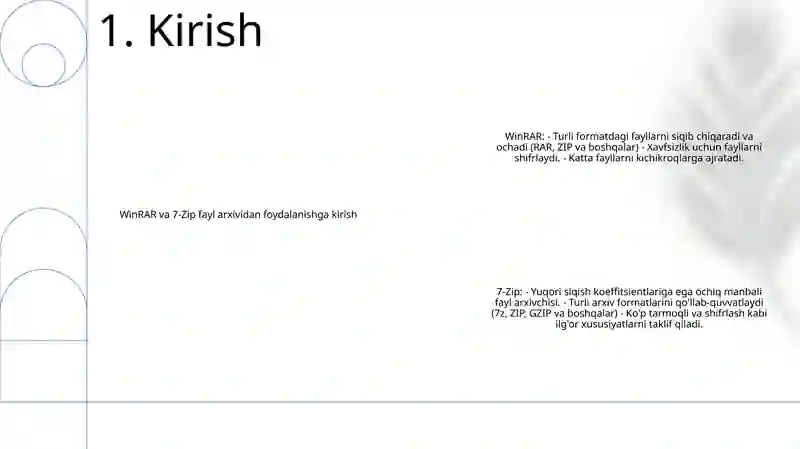 Winar Va Zip Dasturlarda Ishlash 2