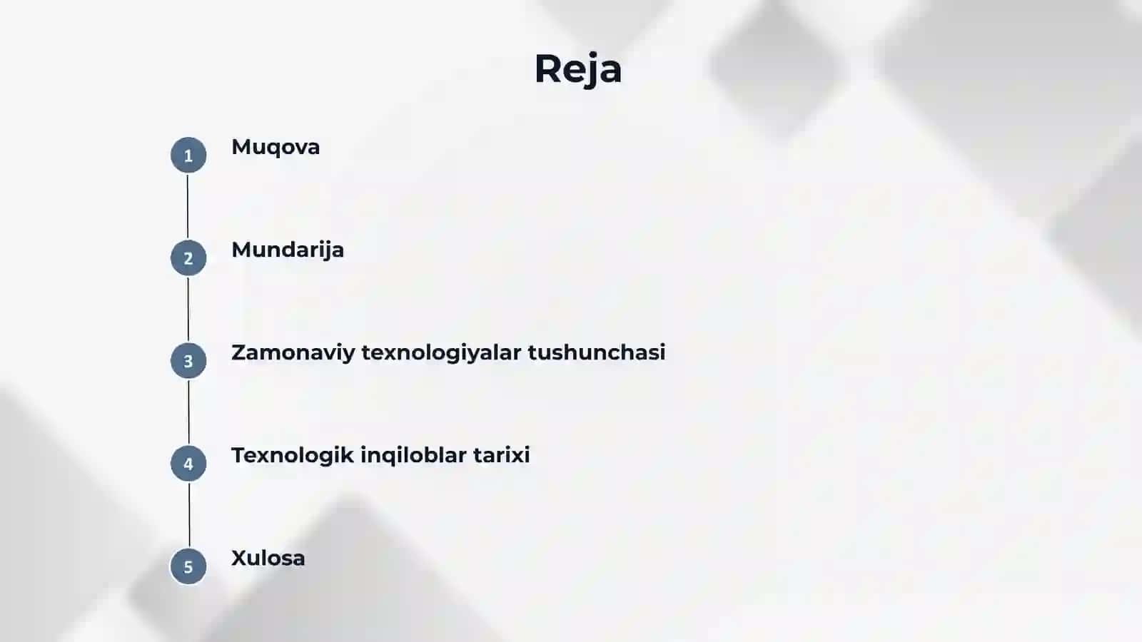 Zamonaviy texnologiyalar va ularning kelajakka ta'siri | Professional PPTX taqdimot (15 slayd) 2