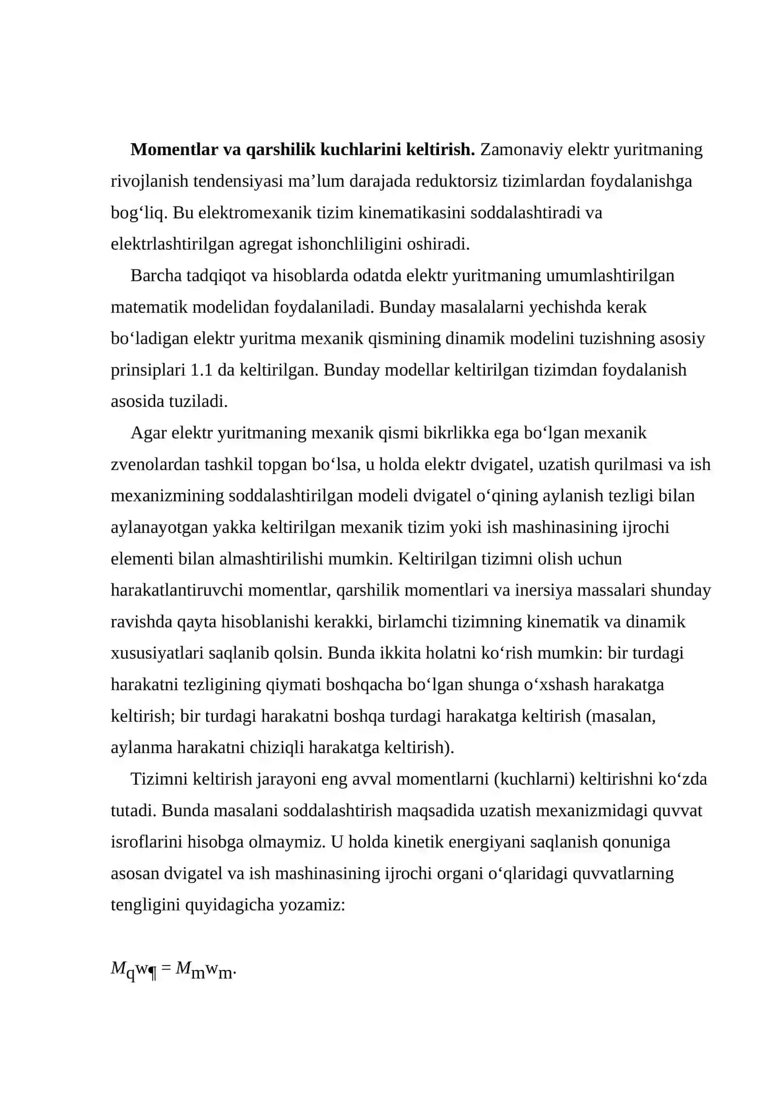 Elektr yuritmaning rivojlanish tendensiyasi 2