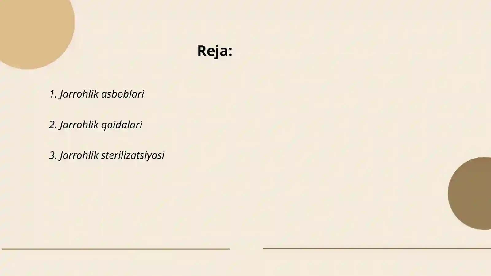 Jarrohlik asboblari 2