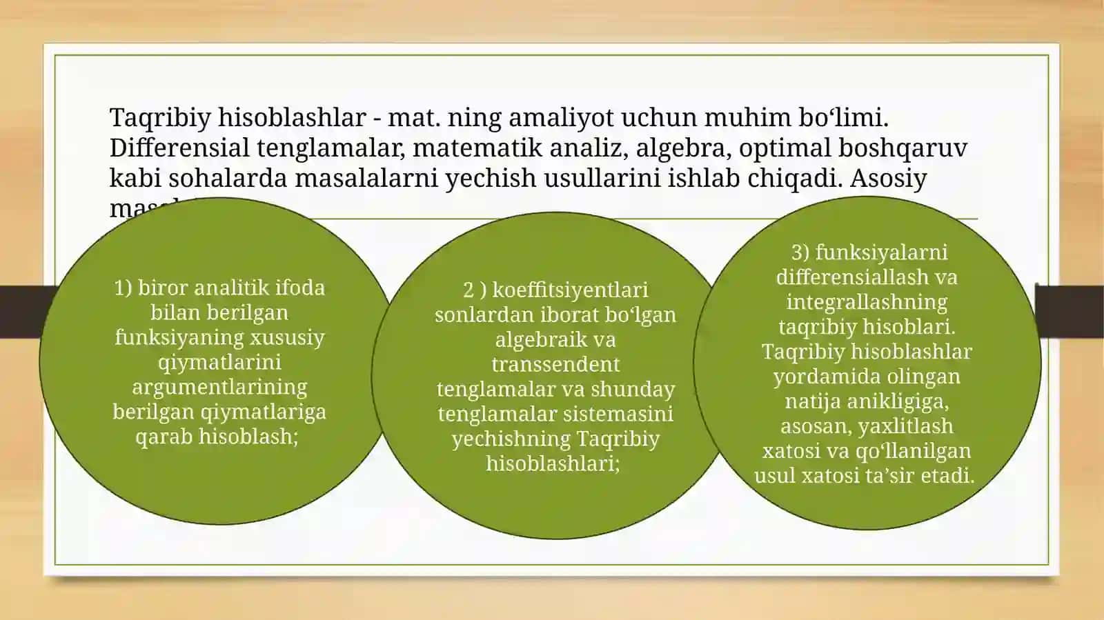 Taqribiy hisoblashlar 2