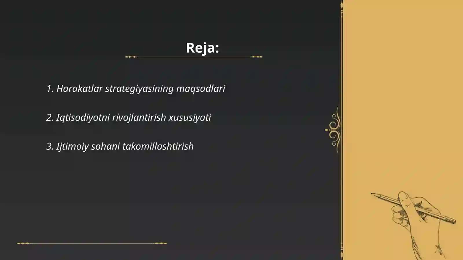 2017-2021-yillari qabul qilingan Harakatlar strategiyasi va uning ahamiyati 2