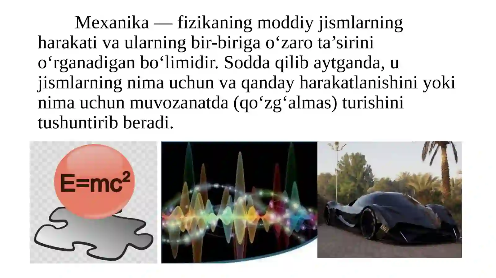 Dinamika qonunlari 2