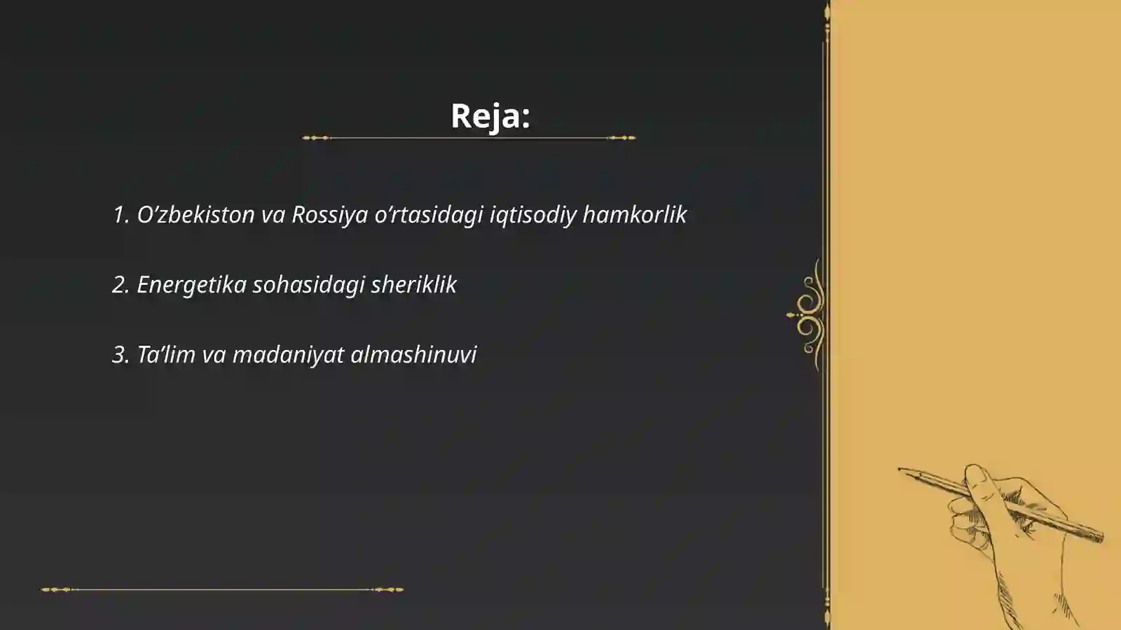 O’zbekiston va Rossiya munosabatlari 2