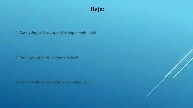 Alisher Navoiyning pedagogik qarashlari 2