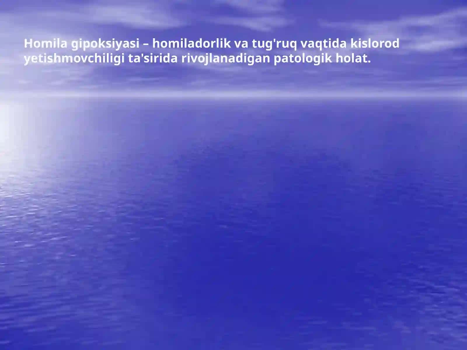 Homila va chaqaloq gipoksiyasi 2