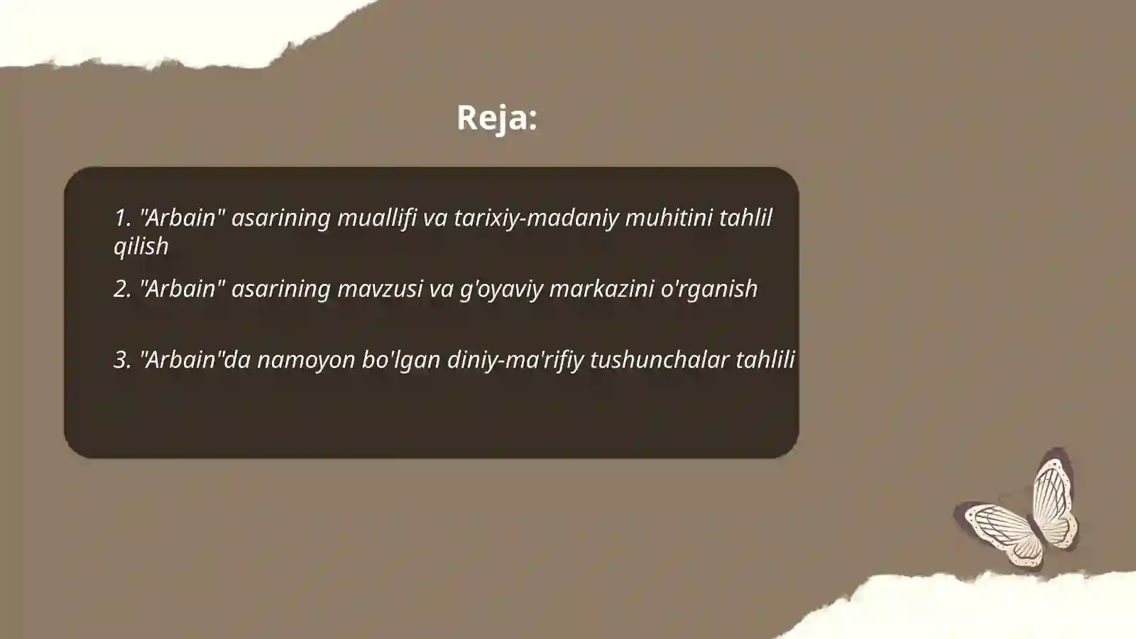 Arbain Asari Tahlili 2