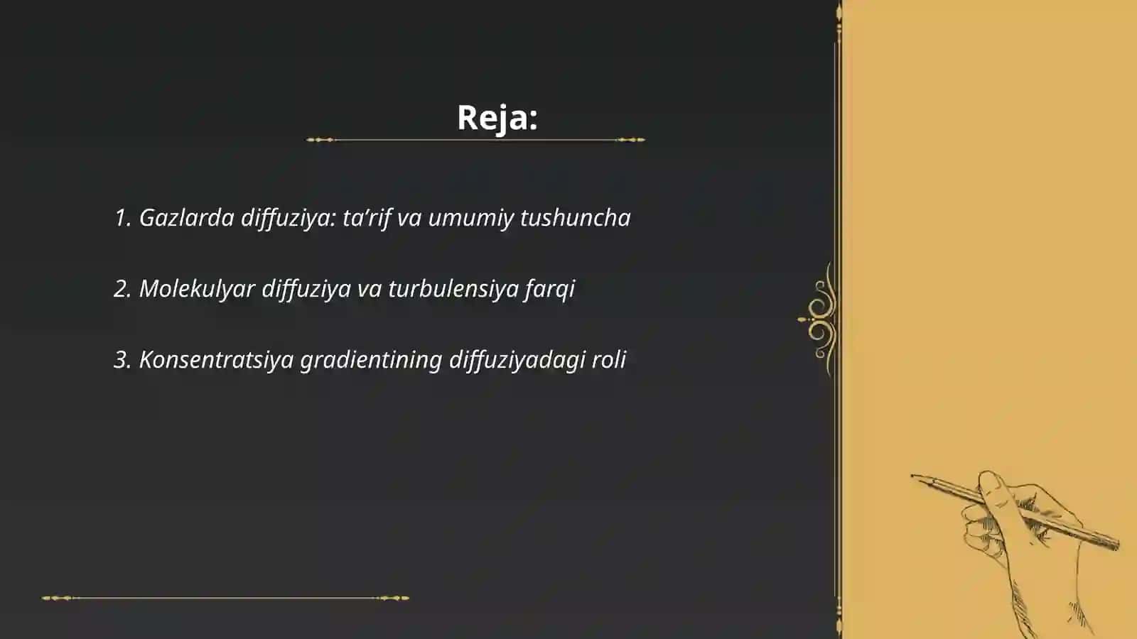 Gazlarda diffuziya 2