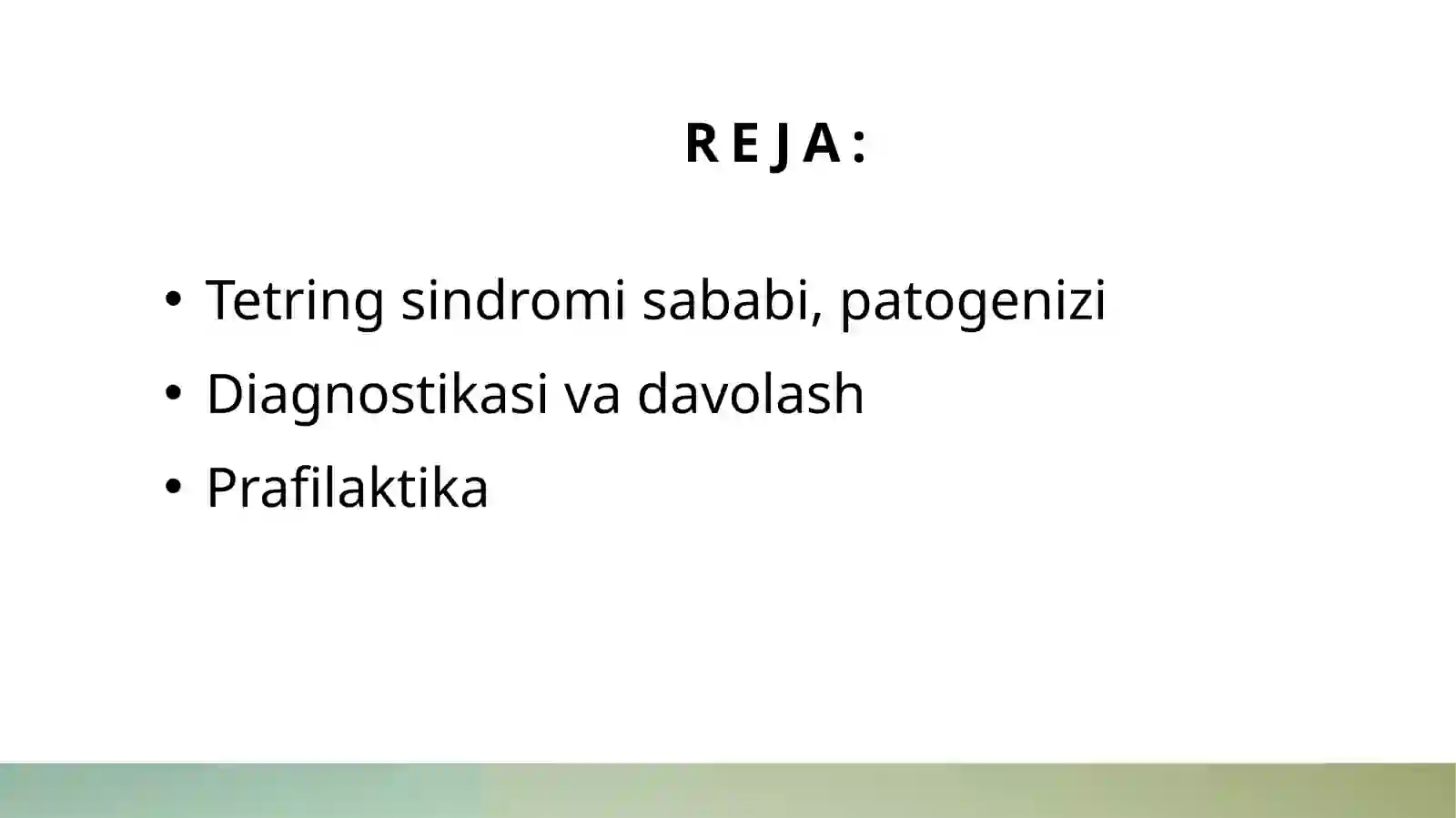 Tetring sindromi 2