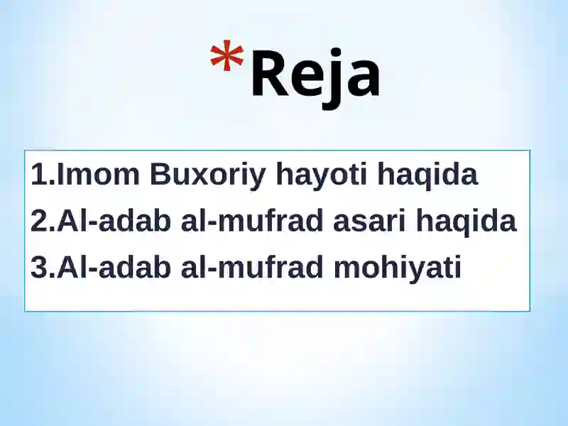 Al-Adab al-Mufrad 2