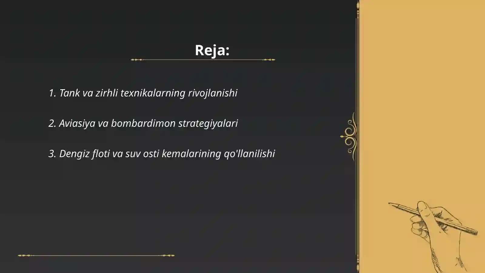 Ikkinchi jahon urushining birinchi davrida harbiy mahoratning yangi jihatlari va urush harakatilarining umumiy sur'ati 2