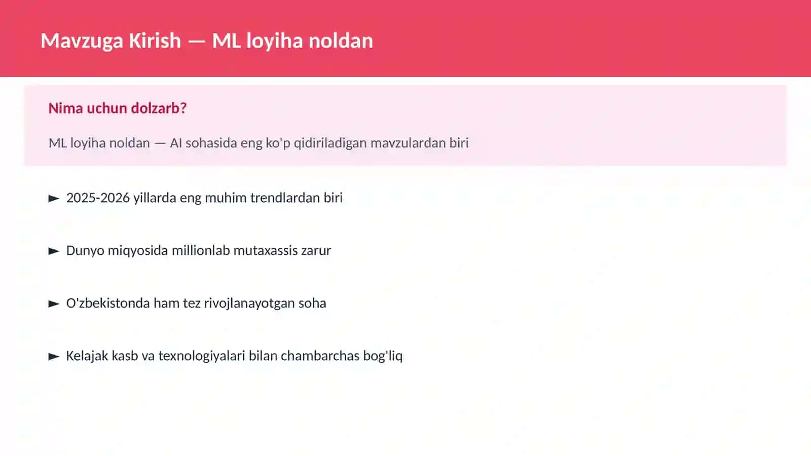 ML loyiha noldan 2