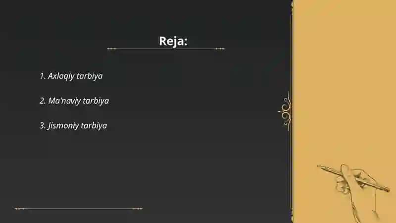 Tarbiya turlari 2