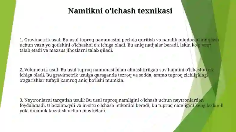 Tuproqning Namligini Aniqlash 2