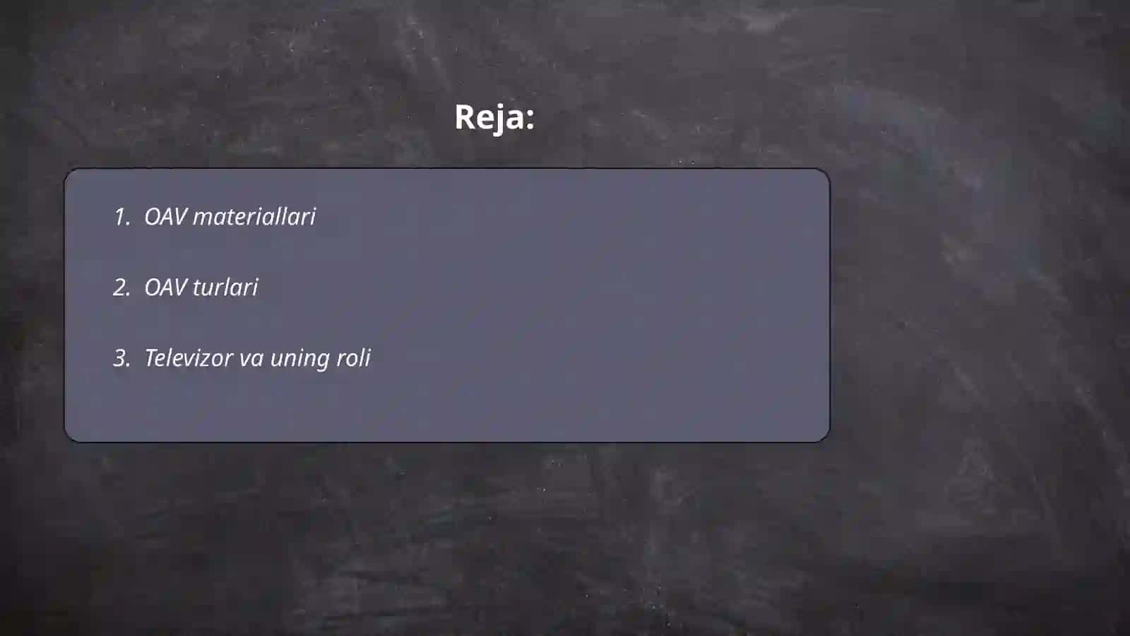 OAV materiallari 2