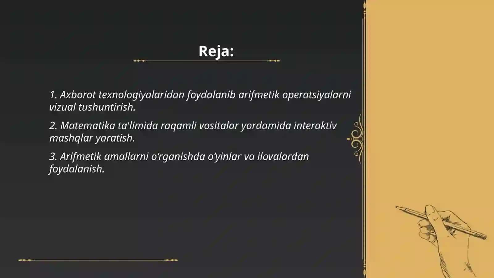 Arifmetik amallarni o‘rgatishda axborot texnologiyalaridan foydalanish 2