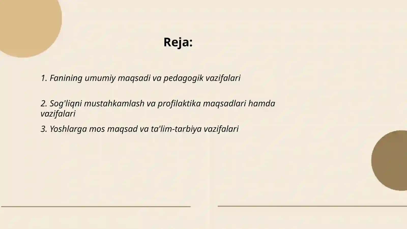 Jismoniy tarbiya nazariyasi va metodikasi fanining maqsadi va vazifalari 2