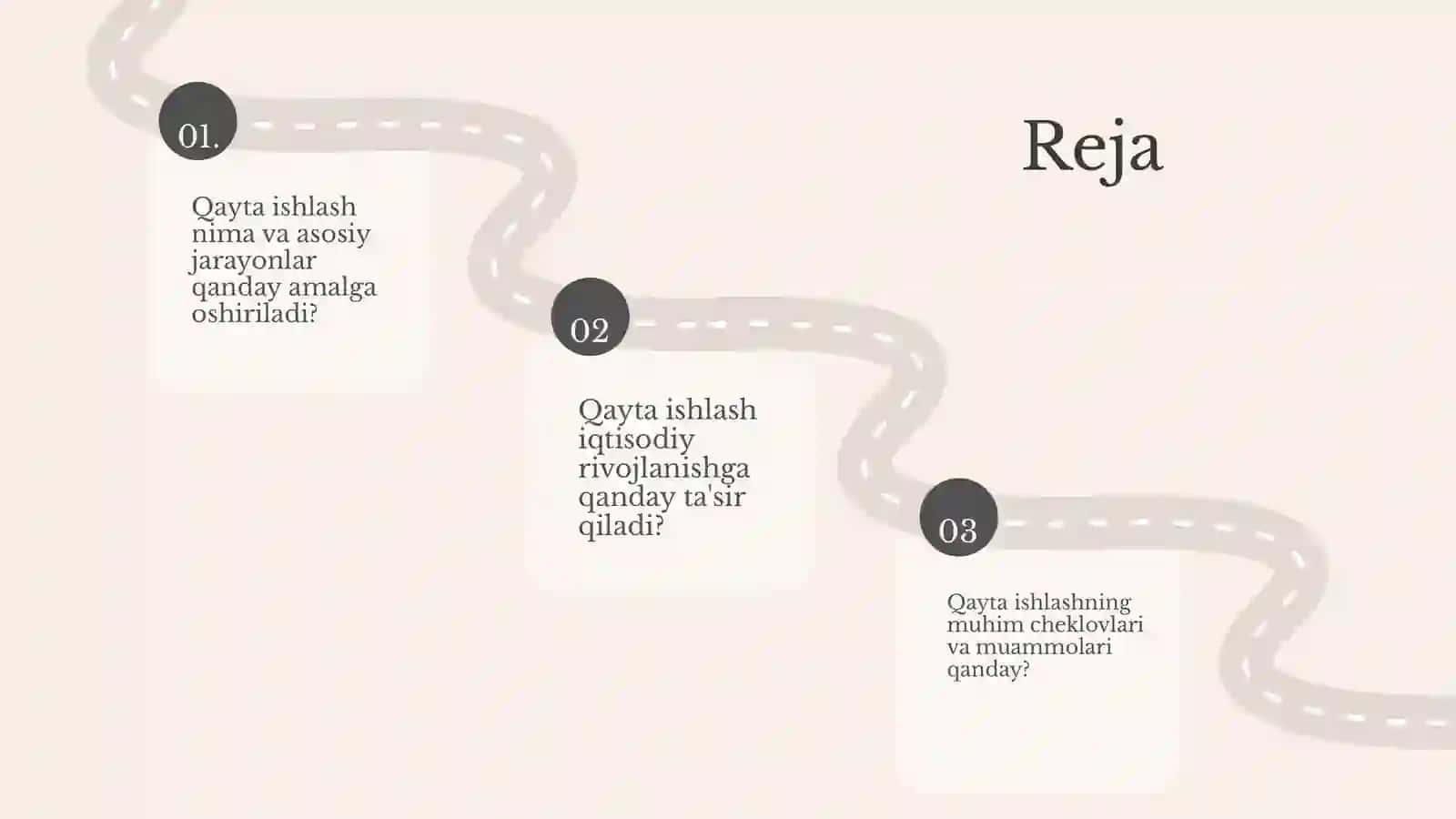 Qayta ishlash vauningiqtisodiymohiyati 2
