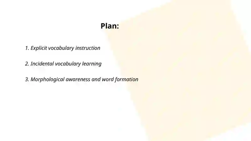 Vocabulary education 2