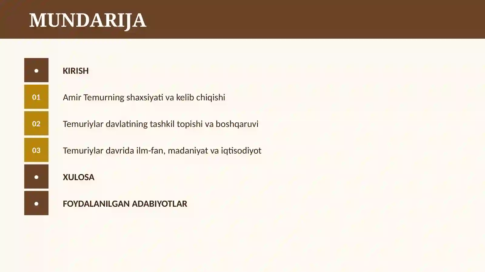 AMIR TEMUR VA TEMURIYLAR DAVLATI 2
