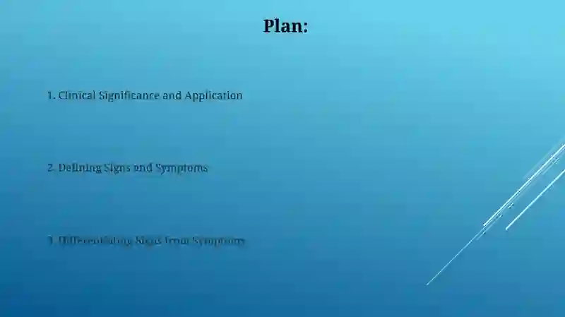 Sign and Symptom 2